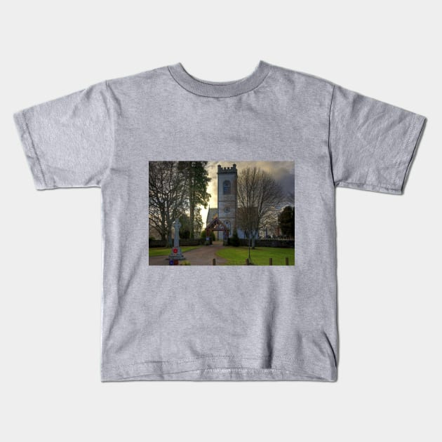 Kenmore Parish Church Kids T-Shirt by tomg